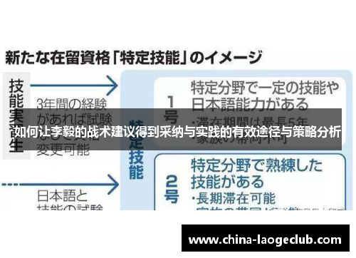 如何让李毅的战术建议得到采纳与实践的有效途径与策略分析